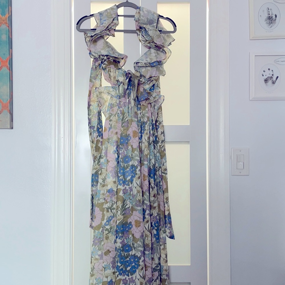 Vici maxi ruffle dress